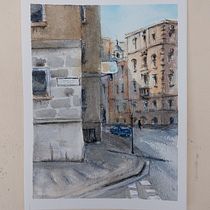My project for course: Architectural Sketching with Watercolor and Ink. Sketching, Drawing, Watercolor Painting, Architectural Illustration, Sketchbook & Ink Illustration project by danielloh_70 - 09.05.2022