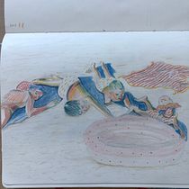 Mi proyecto del curso: Dibujo expresivo de la figura humana: explora formas y colores. Fine Arts, Pencil Drawing, Drawing, Portrait Drawing, Realistic Drawing, Figure Drawing, and Gouache Painting project by anabelvg - 09.03.2022