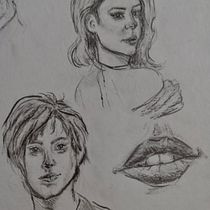 Mi proyecto del curso: Sketchbook de retrato: explora el rostro humano . % Melissa Ureña tarafından hazırlanan Eskiz çizimi, Çizim, Portre Çizimi, Sanatsal Çizim, Eskiz defteri, Ve Tasarım projesi - 09.25.2022