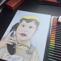 Meu projeto do curso: Retrato realista com lápis de cor. Traditional illustration, Fine Arts, Pencil Drawing, Drawing, Portrait Drawing, Realistic Drawing, Artistic Drawing, and Colored Pencil Drawing project by Carla Alexsandra Ribeiro - 09.05.2022
