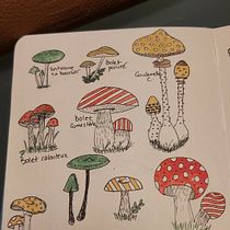 My project for course: Illustration Techniques to Unlock your Creativity. Design, Traditional illustration, Fine Arts, Painting, Creativit, Creating with Kids, and Sketchbook project by Gökçe Bilici - 09.05.2022