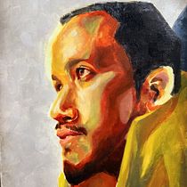 Mi proyecto del curso: Retrato expresivo al óleo: explora la técnica alla prima. Un projet de Beaux Arts, Peinture , et Peinture à l'huile de Aaron Rodriguez Galvan - 06.09.2022