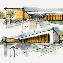 Meu projeto do curso: Desenho arquitetônico: da imaginação à conceitualização. Un projet de Architecture, Esquisse , Dessin et Illustration architecturale de Rodrigo Gonçalves - 05.09.2022