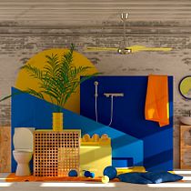 Mi proyecto del curso: Composiciones abstractas con Cinema 4D. Un projet de 3D, Modélisation 3D , et Conception 3D de Richard Gustavo Virella Peña - 02.09.2022