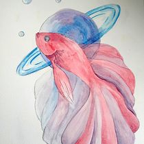 Mój projekt z kursu: Techniki akwarelowe w tworzeniu onirycznych ilustracji. Traditional illustration, Drawing, Watercolor Painting, and Editorial Illustration project by Karola Kruk - 09.06.2022