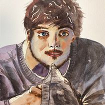 My project for course: Caricature in Watercolor. Un progetto di Illustrazione tradizionale, Pittura ad acquerello e Disegno di ritratti di christycwy - 05.09.2022