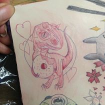 Mi proyecto del curso: Técnicas de color para tatuajes. Un progetto di Illustrazione tradizionale, Disegno, Illustrazione digitale, Design di tatuaggi e Disegno digitale di meigonzales3 - 04.09.2022