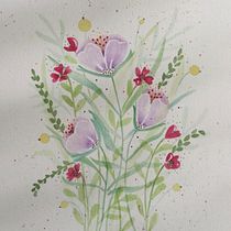 Mon projet du cours : Création d’une composition florale à l’aquarelle. Un progetto di Illustrazione tradizionale, Belle arti, Pittura, Pittura ad acquerello, Illustrazione botanica e Illustrazione naturalistica di FR - 07.09.2022