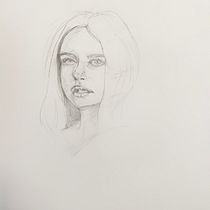 My project for course: Portrait Sketchbooking: Explore the Human Face. Un proyecto de Bocetado, Dibujo, Dibujo de Retrato, Dibujo artístico y Sketchbook de rebekahfarout - 06.09.2022