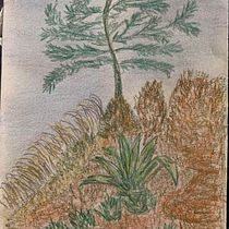 Mon projet du cours : Paysages : approche par le carnet de dessin et la couleur. Un progetto di Bozzetti, Creatività, Disegno a matita, Disegno e Sketchbook di kenya16 - 06.09.2022