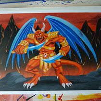 Mi proyecto del curso: Ilustración de personajes en acrílico. Traditional illustration, Character Design, Painting, Comic, Acr, and lic Painting project by Ricardo Suarez - 09.07.2022