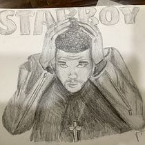 Mi proyecto del curso: Sketchbook de retrato: explora el rostro humano starboy. Un proyecto de Bocetado, Dibujo, Dibujo de Retrato, Dibujo artístico, Sketchbook e Ilustración tradicional de Eliz Tesa - 07.09.2022