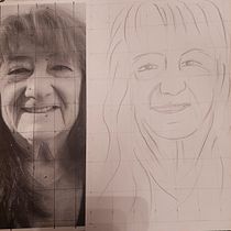 Mój projekt z kursu: Portret artystyczny akwarelami. Fine Arts, Painting, Watercolor Painting, and Portrait Drawing project by Małgorzata Kaliszewska - 09.07.2022
