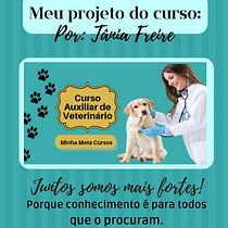 Meu projeto do curso: Curso Auxiliar de Veterinário. Communication, and Education project by tkfreire123 - 09.07.2022