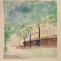 My project for course: Architectural Sketching with Watercolor and Ink. Watercolor Painting project by artworld2009 - 09.08.2022