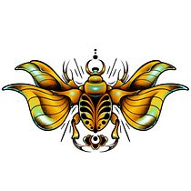 Mi proyecto del curso: Diseño de tatuajes artísticos con efectos dorados en Procreate. Ilustração tradicional, Ilustração digital, e Desenho de tatuagens projeto de Jose Luis García Ledesma - 08.09.2022