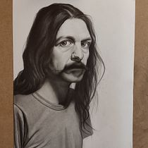 My project for course: Realistic Portrait with Graphite Pencil. Ilustração tradicional, Artes plásticas, Esboçado, Desenho a lápis, Desenho, Desenho de retrato, Desenho realista, Desenho artístico, e Desenho anatômico projeto de Mədinə Məmmədova - 08.09.2022