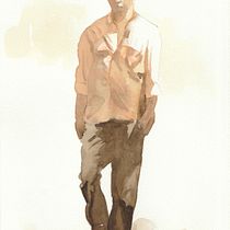 My project for course: Sketching People with Watercolor Ein Projekt aus dem Bereich Skizzenentwurf, Aquarellmalerei und Anatomische Zeichnung von anke.mols - 08.09.2022