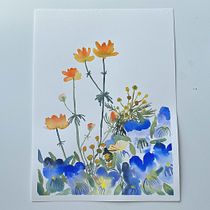 My project for course: Artistic Floral Watercolor: Connect with Nature. Ilustração tradicional, Pintura, Pintura em aquarela e Ilustração botânica projeto de Hanna Shvaikova - 08.09.2022