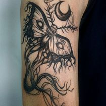 Meu projeto do curso: Técnicas de tatuagem blackwork com fine line. Tattoo Design project by Layana Lici - 09.08.2022