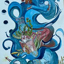 Mi proyecto del curso: Técnicas de acuarela para ilustraciones de ensueño. Traditional illustration, Drawing, Watercolor Painting, and Editorial Illustration project by Mili Ovejero - 09.07.2022