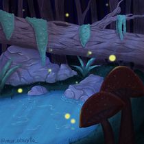 Mi proyecto del curso: Escenas atmosféricas en Procreate: pinta con colores y luces . Digital Illustration, and Traditional illustration project by marianadeleechoi - 09.06.2022