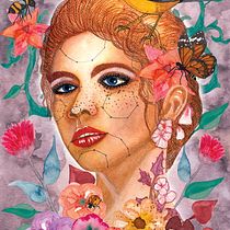 Mi proyecto del curso: Retrato ilustrado en acuarela. Un projet de Illustration traditionnelle, Beaux Arts, Peinture, Dessin, Aquarelle, Dessin de portrait , et Dessin artistique de francisco_cortesaraya - 08.09.2022