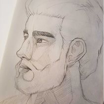 Meu projeto do curso: Caderno de retratos: explore o rosto humano. Un proyecto de Bocetado, Dibujo, Dibujo de Retrato, Dibujo artístico y Sketchbook de Bruna Rodrigues - 28.08.2022
