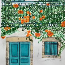 My project for course: Gouache Techniques for Sketchbook Illustration. Traditional illustration, Sketching, Creativit, Drawing, Watercolor Painting, Sketchbook, and Gouache Painting project by Angela Tran - 09.08.2022
