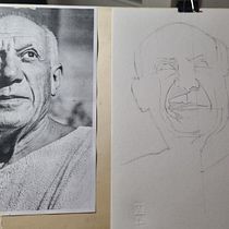 Mi proyecto del curso: Retrato realista con lápiz de grafito. Ilustração tradicional, Artes plásticas, Esboçado, Desenho a lápis, Desenho, Desenho de retrato, Desenho realista, Desenho artístico, e Desenho anatômico projeto de rafaelda05 - 08.09.2022
