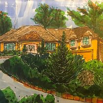 My project for course: Expressive Architectural Sketching with Colored Markers. Sketching, Drawing, Architectural Illustration, Sketchbook & Ink Illustration project by an12cub - 09.09.2022
