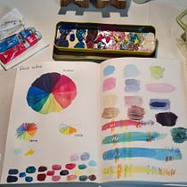 Il mio progetto del corso: Sketchbook per esplorare il tuo stile di disegno. Un proyecto de Ilustración tradicional, Bocetado, Creatividad, Dibujo, Pintura a la acuarela, Sketchbook y Pintura gouache de Martina Govoni - 06.09.2022