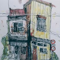 My project for course: Expressive Architectural Sketching with Colored Markers. Sketching, Drawing, Architectural Illustration, Sketchbook & Ink Illustration project by andybiotics - 09.10.2022