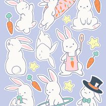 Meu projeto do curso: Ilustração kawaii: crie personagens adoráveis Ein Projekt aus dem Bereich Traditionelle Illustration, Design von Figuren und Manga von karinatakara - 10.09.2022