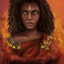 My project for course: Digital Fantasy Portraits with Photoshop. Traditional illustration, Drawing, Digital Illustration, Portrait Drawing, Digital Drawing, and Digital Painting project by marna0810020983 - 09.10.2022