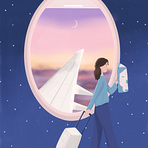 Mi proyecto final: Viajar. Un progetto di Illustrazione tradizionale, Illustrazione digitale e Disegno digitale di valu.pose - 10.09.2022