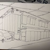 My project for course: Expressive Architectural Sketching with Colored Markers. Sketching, Drawing, Architectural Illustration, Sketchbook & Ink Illustration project by Quang Hồ - 09.07.2022