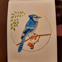 Mi proyecto del curso: Acuarela con detalles en filigrana y toques metálicos. Traditional illustration, Painting, Watercolor Painting, Botanical Illustration, Naturalistic Illustration, and Decorative Painting project by eprietocastro - 09.11.2022