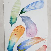 My project for course: Artistic Floral Watercolor: Connect with Nature. Pintura em aquarela projeto de Olga Poleacova - 11.09.2022