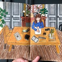 My project for course: Exploratory Sketchbook: Find Your Drawing Style. Un proyecto de Ilustración tradicional, Bocetado, Creatividad, Dibujo, Pintura a la acuarela y Sketchbook de camillecattiaux - 11.09.2022