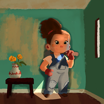 My project for course: Lighting Principles for Digital Painting. Traditional illustration, Digital Illustration, and Digital Painting project by S. Hakey - 09.11.2022