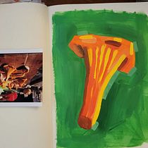 My project for course: Stylized Acrylic Painting: Explore Color and Shape. Acr, lic Painting, and Painting project by katrina_kreitlow - 09.11.2022