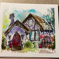 My project for course: Expressive Architectural Sketching with Colored Markers. Sketching, Drawing, Architectural Illustration, Sketchbook & Ink Illustration project by Shayne Suttie - 09.12.2022