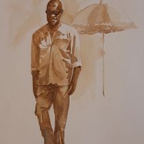 Il mio progetto del corso: Sketching di persone ad acquerello Ein Projekt aus dem Bereich Skizzenentwurf, Aquarellmalerei und Anatomische Zeichnung von iuc.ducci - 12.09.2022