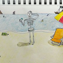 Meu projeto do curso: A arte de desenhar: transforme seus rabiscos em arte. Traditional illustration, Pencil Drawing, Drawing, and Sketchbook project by Beni - 09.12.2022
