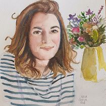 Il mio progetto del corso: Creazione di ritratti stilizzati ad acquerello. Traditional illustration, Painting, Watercolor Painting, and Portrait Drawing project by cac76 - 09.12.2022