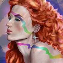 My project for course: Principles of Digital Painting for Portraits. Un progetto di Pittura e Pittura digitale di Barbara - 12.09.2022
