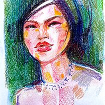 My project for course: Expressive Portrait Drawing with Soft Pastels. Traditional illustration, Fine Arts, Drawing, Portrait Drawing, and Artistic Drawing project by dodesign100 - 09.12.2022
