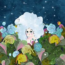 Mi proyecto del curso: Ilustración de fantasía con estilo propio. Ilustração tradicional, Desenho, Ilustração digital, Pintura em aquarela, e Teoria da cor projeto de Kelly Aviles - 12.09.2022
