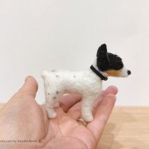 Nuestra perrita Laika. Artesanato, Design de brinquedos, Feltragem com agulha, Tecido, e Design têxtil projeto de ninetadexisqueta - 13.09.2022